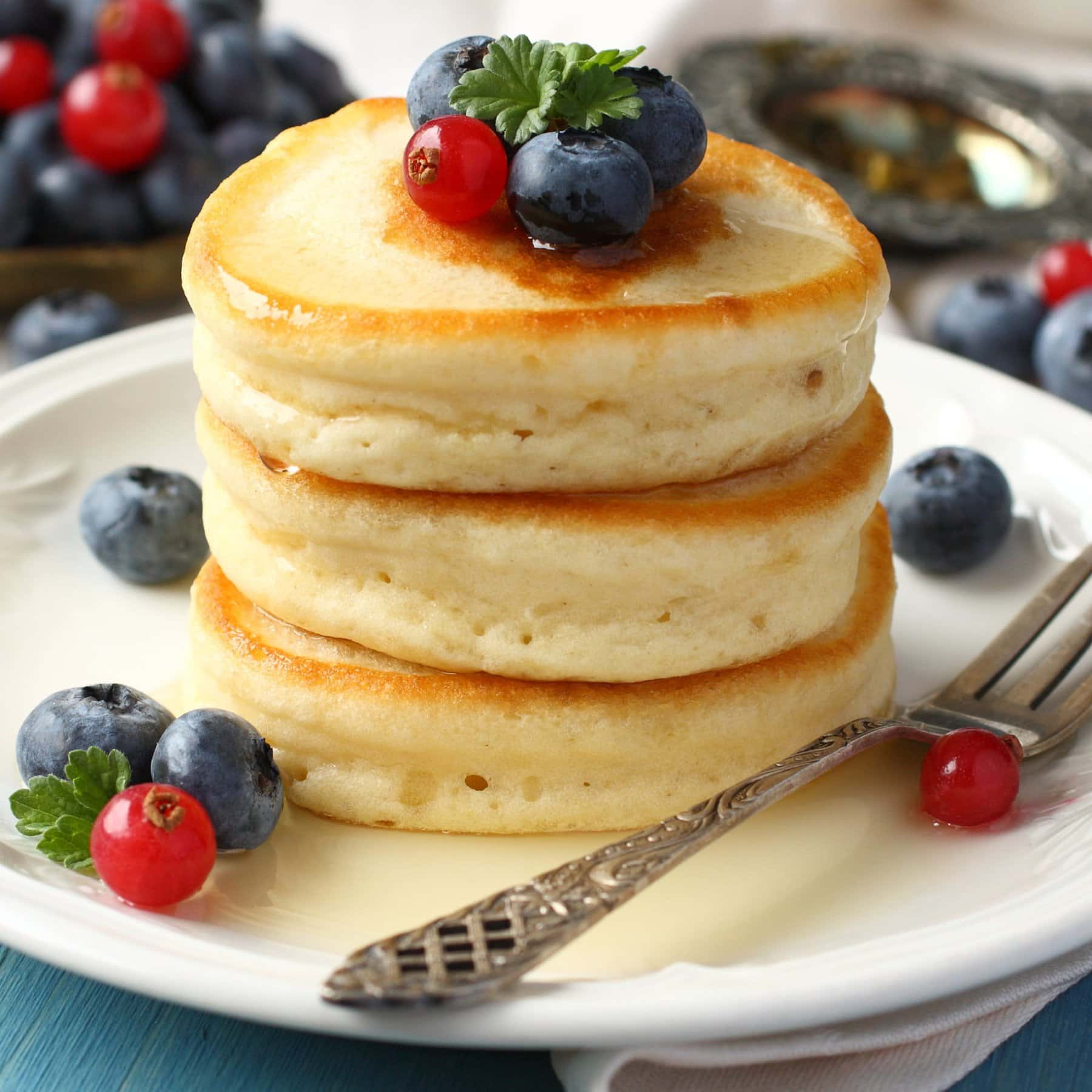 Fluffy Pancakes, da gustare con il nostro Fior di Mandorla 100%
